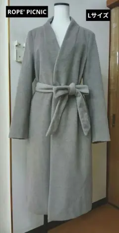 ロペピクニック☆ロングコート☆ノーカラーコート☆チェスターコート☆サイズ 40