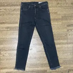 DIESEL Babhilaダークブルー　フリンジスキニー 27size