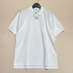 【未使用品】UNIQLO DRY カノコポロシャツ 半袖 ホワイト XL