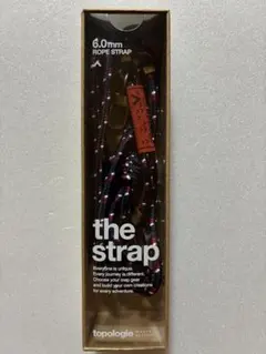 topologie 6.0mm スマホショルダーストラップ　紺、赤、白　②