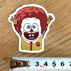 ドナルド・マクドナルド ステッカー
