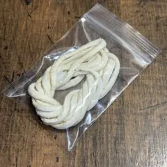 紐 新品 ゴローズ goro's 革紐 ホワイト シロ エンドビーズ　ネックレスのサムネイル