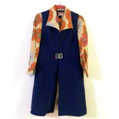 の*ま様 昭和　レトロ　ワンピース　ベスト　セットアップ　ヴィンテージ