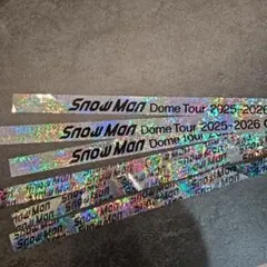 Snow Man Dome Tour 2025-2026 銀テープ