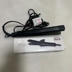 AGETUYAチタンプロフェッショナルヘアアイロンストレート 2点セット