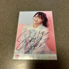 イコラブ 生写真 マカロン衣装 冬ツアーチェック衣装 髙松瞳 チュウ 直筆