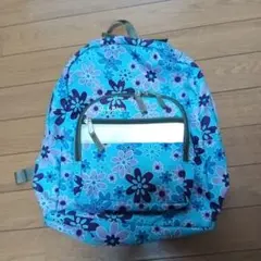エルエルビーン　LLBean 子供　リュック　花柄　水色　遠足　バックパック