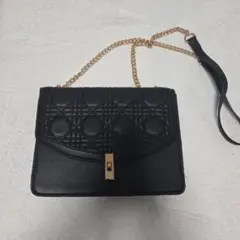 GRL キルティングレザースクエアショルダーバッグ[tr536]