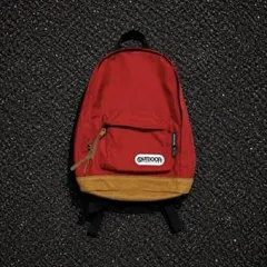 90s 00s outdoor products リュック スエード レッドのサムネイル
