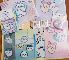 ちいかわ　モモンガ　古本屋　缶バッジ　巾着　ファイル　100均　10点セット