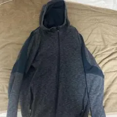 Puma フルジップフードジャケット グレー