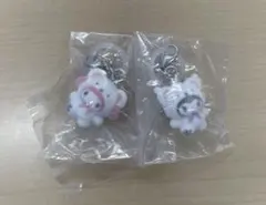 サンリオ　ふわふわスノー　めじるしアクセサリー　マイメロ　クロミ　セット