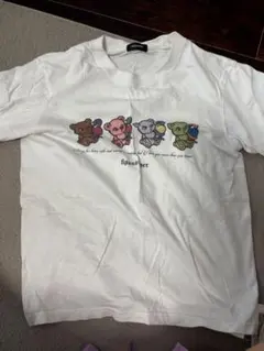 FIG&VIPER クマ プリント 半袖 Tシャツ ホワイトのサムネイル