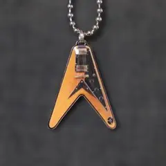 【名入れ無料】ギターキーホルダー【フライングV】