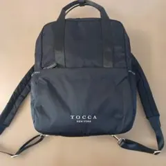 美品】TOCCA ARIA リュック チャーム付き A4 黒 - メルカリ