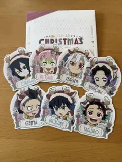 鬼滅の刃 クリスマスステッカーセットA 無一郎以外 2025