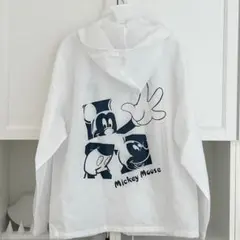 新品タグ付き　ミッキーかっぱ　М・Lサイズ　ディズニー　アウター　白