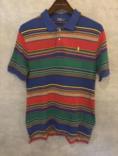 POLO RALPH LAUREN クレイジーボーダー ポロシャツ　M