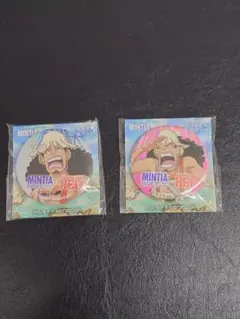 【新品・未使用】ONE PIECE×MINTIAオリジナル缶バッジウソップ2種