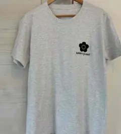 グレー Tシャツ 花ロゴ