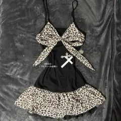 姫ギャル 平成 レオパード レース grunge 00s MARS系 フリル