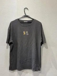 Tom and Jerry 刺繍 Tシャツ チャコールグレーのサムネイル