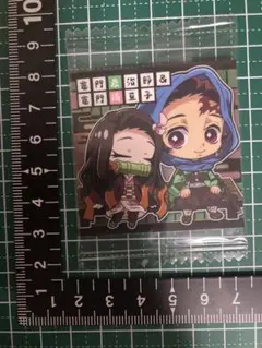 【新品】鬼滅の刃　竈門炭治郎 & 竈門禰豆子 ステッカー