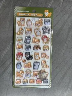 犬*様 新品未使用！　株式会社クーリア　ボンボンドロップシール 和柄　柴犬