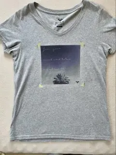 ROXY レディース 半袖Tシャツ グレー Mサイズ