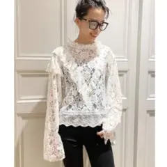 【ねるねる】【STAND ALONE】LACE TIE ブラウス ねるねる様専用】【STAND ALONE】LACE TIE ブラウス - メルカリ