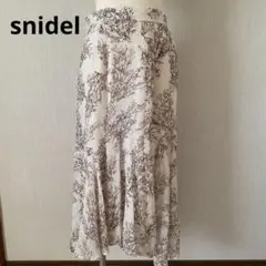 スナイデル　花柄　フレアスカート　マーメードスカート