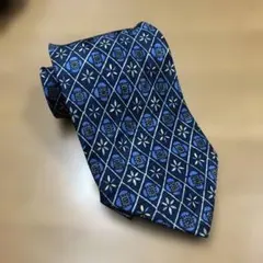 SIENA シルク100% ネクタイ ダイヤモンドパターンのサムネイル