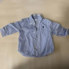 Ralph Lauren ストライプシャツ 6M 60〜70