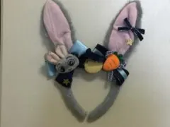 ズートピア☆ジュディカチューシャ☆美品☆ウサギ耳カチューシャ キャラクターグッズのサムネイル