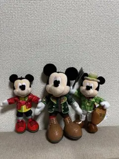 ミッキーぬいぐるみキーチェーンセット　96