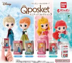Qposket ミニチュアコレクション3 エルサ&アナ
