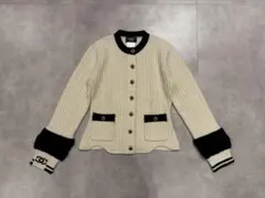 クリーム色　厚手ニット　CHANEL様uniform notforresale