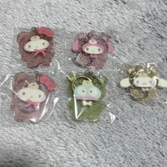 サンリオ ガチャガチャ アクリルキーホルダー ラテクマ セミコンプリート