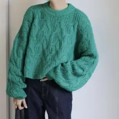 select MOCA ドルマンスリーブショートニット