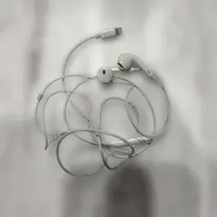 Lightning接続 イヤフォン ホワイト