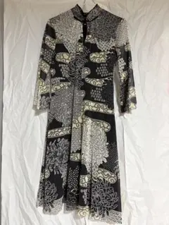 2011年香港製 VIVIENNETAM ヴィヴィアンタム 金魚柄チャイナワンピ 