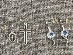 未使用品　ピアス・イヤリング2点セット