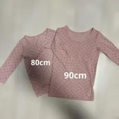 ☆UNIQLO ユニクロ　長袖ヒートテック　サイズ80cmと90cm ☆