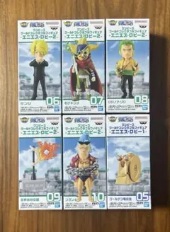 ワンピース ワールドコレクタブルフィギュア エニエスロビー2　全5種+ 電伝虫