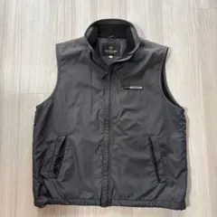 DUNLOP ブラックグレーダウンベスト L