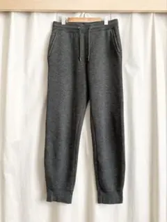 ユニクロ　メンズ　ボアスウェットパンツ　ダークグレー　S