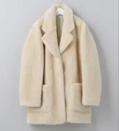 6roku フェイクファーコート 38サイズ