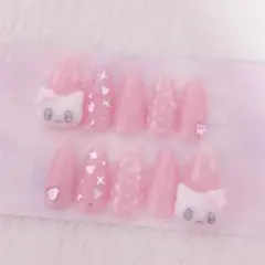 【現品】量産型ネイルチップ ♩ 平成女児