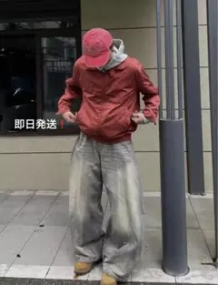 即日発送❗️ バギーデニム 地底人 elev g.e.e.k QS86 Lサイズ