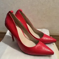 パンプス　レッド　ハイヒール